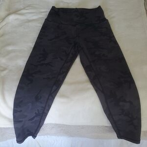 P'tula Black Camouflage Leggings